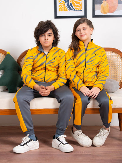 Velvour Fleece Mock Neck Tracksuit-VWT27-B