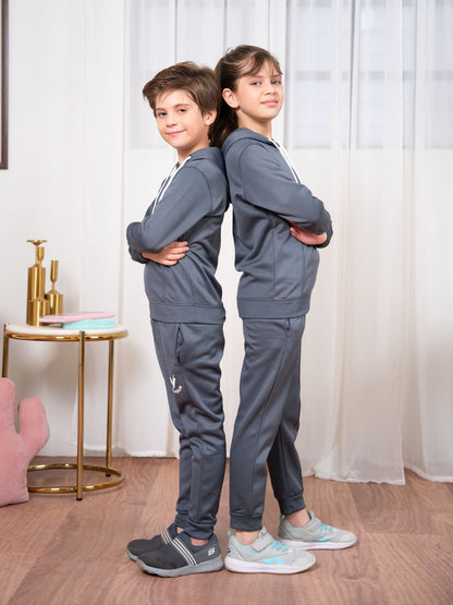 Velvour Fleece Hooded Tracksuit-VWT28-A