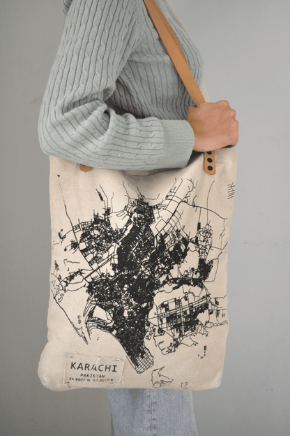 MappedPK Karachi Mapped Tote Bag