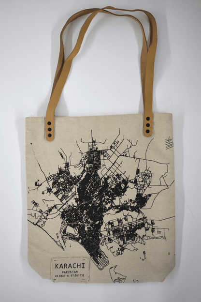 MappedPK Karachi Mapped Tote Bag