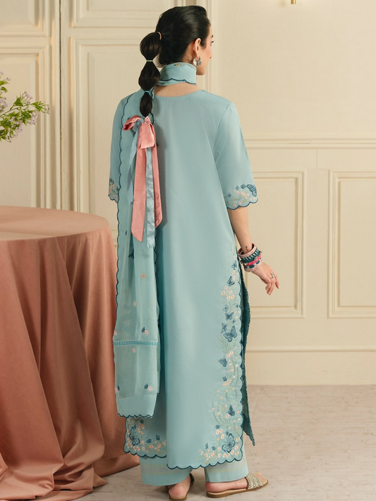 Mannat Clothing Boho Summer'26 Cotton Embroidered Stitched Suit-Wild Bloom