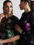 Hussain Rehar Candy Soap Raw Silk Embellished Stitched 3-Piece Suit-Cheri
