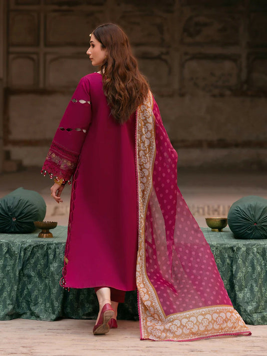 Parishay Mastani V2 Lawn Embroidered Unstitched 3-Piece Suit-MI - 01