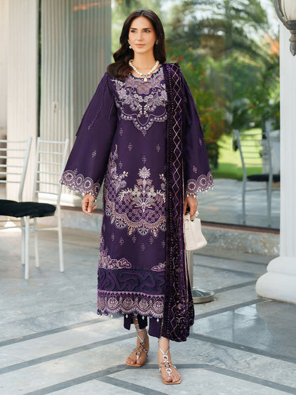 Parishay Panache Winter Corduroy Embroidered Unstitched 3-Piece Suit-PNE-06