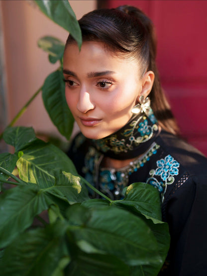 Mahnur Fiona Lawn'26 Embroidered Unstitched 3-Piece Suit-F-11