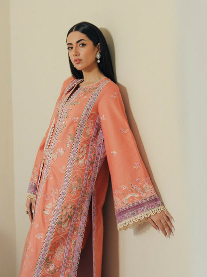 Afrozeh Day Break'26 Lawn Embroidered Unstitched 3-Piece Suit-Skyhush