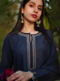 Kachy Dhaagy Lawn Embroidered Stitched 2-Piece Suit-Amal