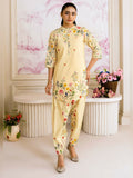 Allure By IH Salina Lawn Silk Printed Co-Ord Set-Blossom