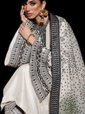 Hussain Rehar Basic Not Basic IV Raw Silk Embellished Stitched 3-Piece Suit-lily