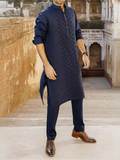 Fabrich Men Embroidered Cotton Unstitched Shalwar Kameez-GTS-NF-013