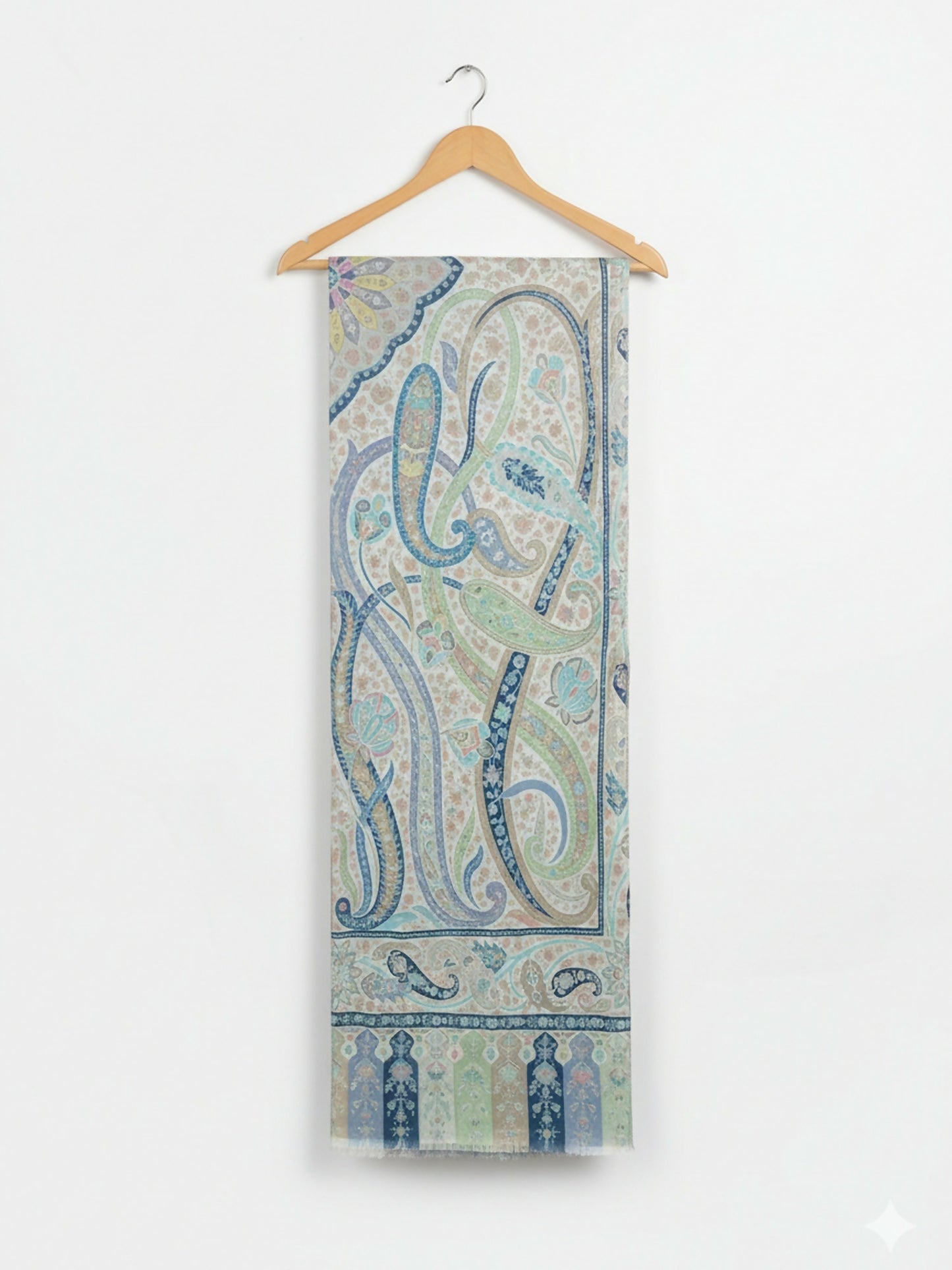 Irame’ Mahjabeen Pashmina Kalamkar Scarf