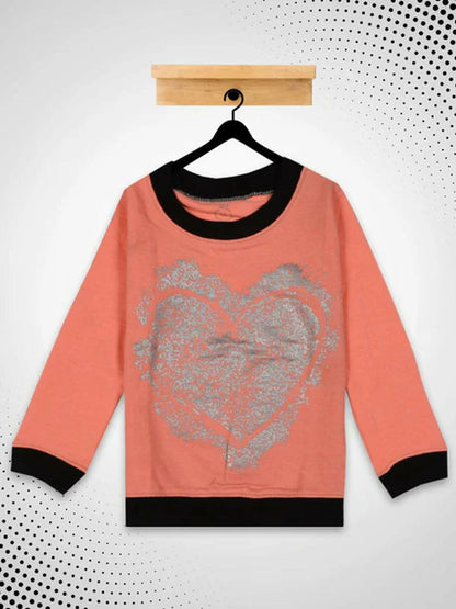 Funky's Kid's Massive Heart printed Sweat Shirt-10206