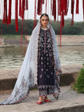 Hussain Rehar Karandi'25 Embroidered Unstitched 3-Piece Suit-Rouge