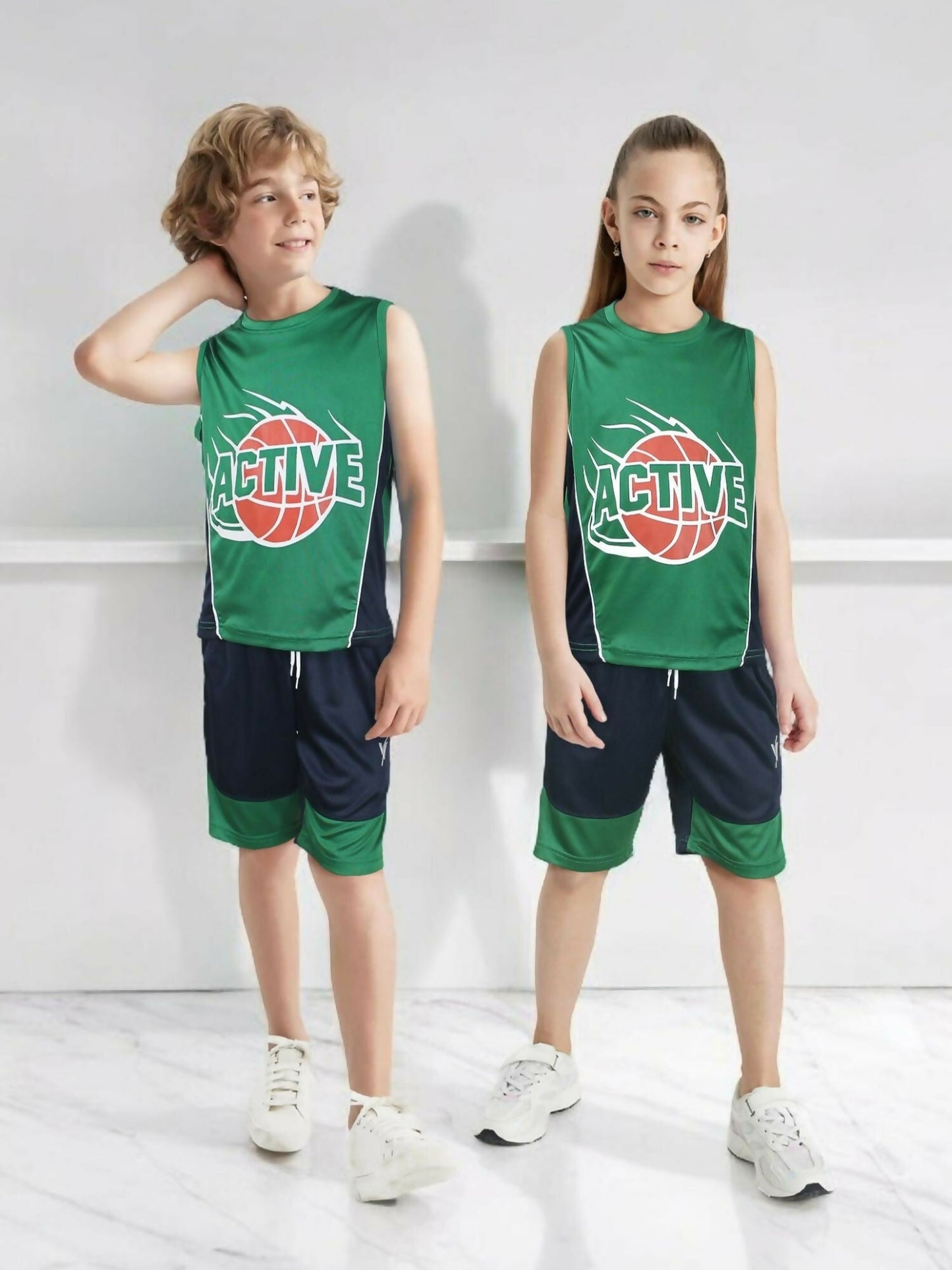 Velvour Poly Athletic Sleeveless Tracksuit-VST60-B