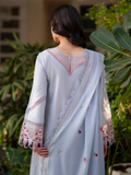 Mahnur Ember Lawn Embroidered Stitched 3-Piece Suit-EM-008