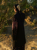 Jugnu by Hussain Rehar AW'24 Karandi Embroidered Trench Coat-Ayra