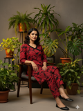 Bin Shaukat Khaddar Printed Stitched 2-Piece Suit