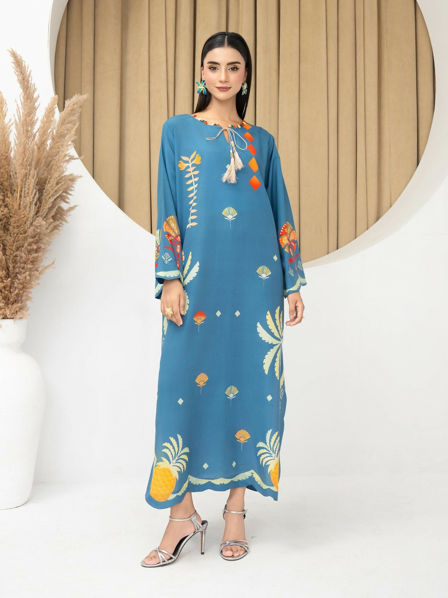 Panache Apparel Florise Lawn Printed Top-Aurix