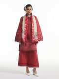 Jugnu by Hussain Rehar Silk Printed Scarf-Diya