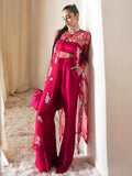 Hussain Rehar Basic Not Basic 2 Organza Embellished Stitched 3-Piece Suit-Lyra
