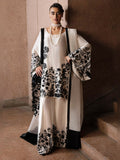Hussain Rehar Luxury Pret Eid'24 Raw Silk Embellished Stitched 3-Piece Suit-Tusk