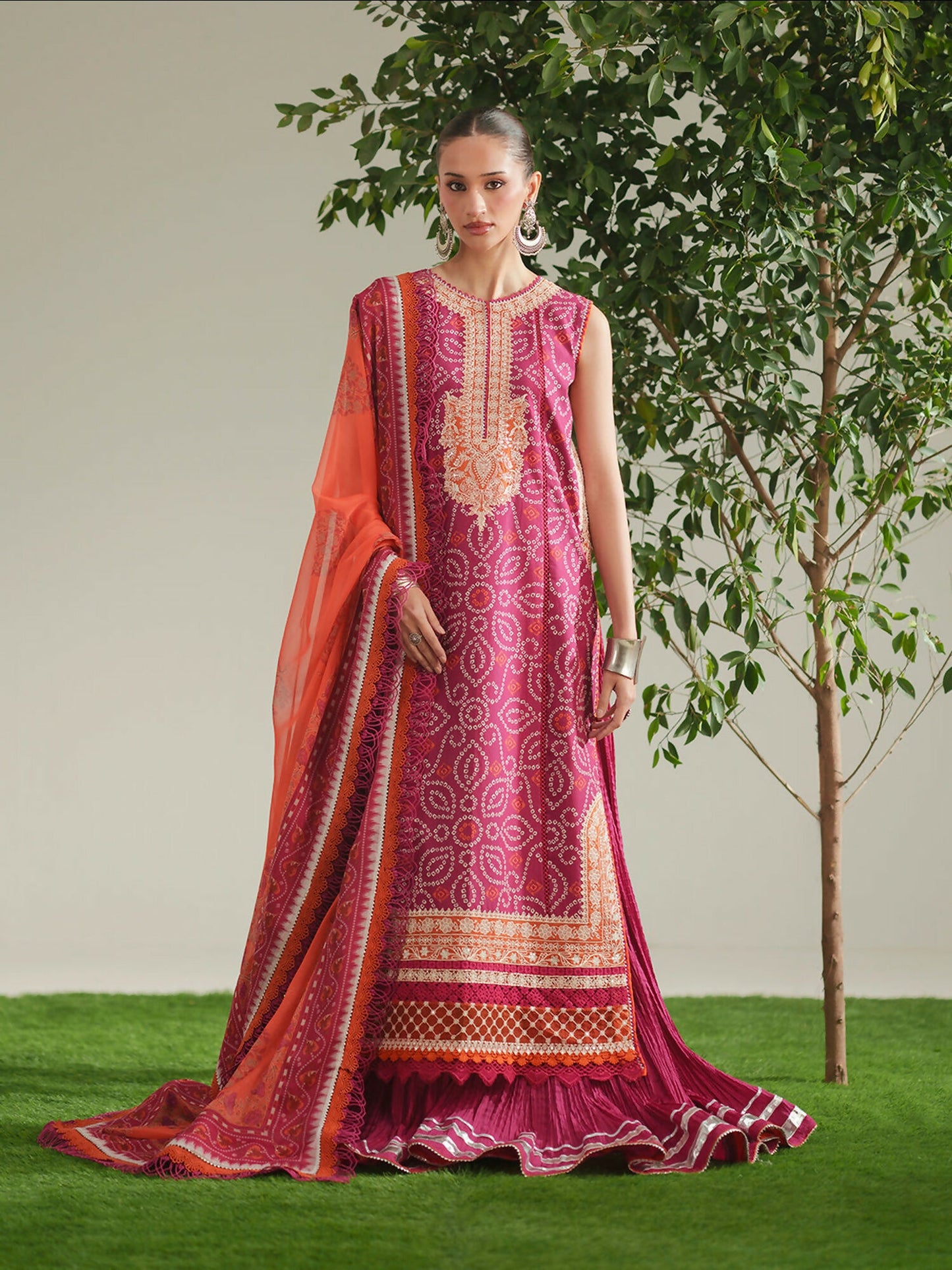 Binilyas Jojo Summer'26 Lawn Embroidered Unstitched 3-Piece Suit-87A