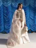 Hussain Rehar Candy Soap Raw Silk Embellished Stitched 3-Piece Suit-Porcelain