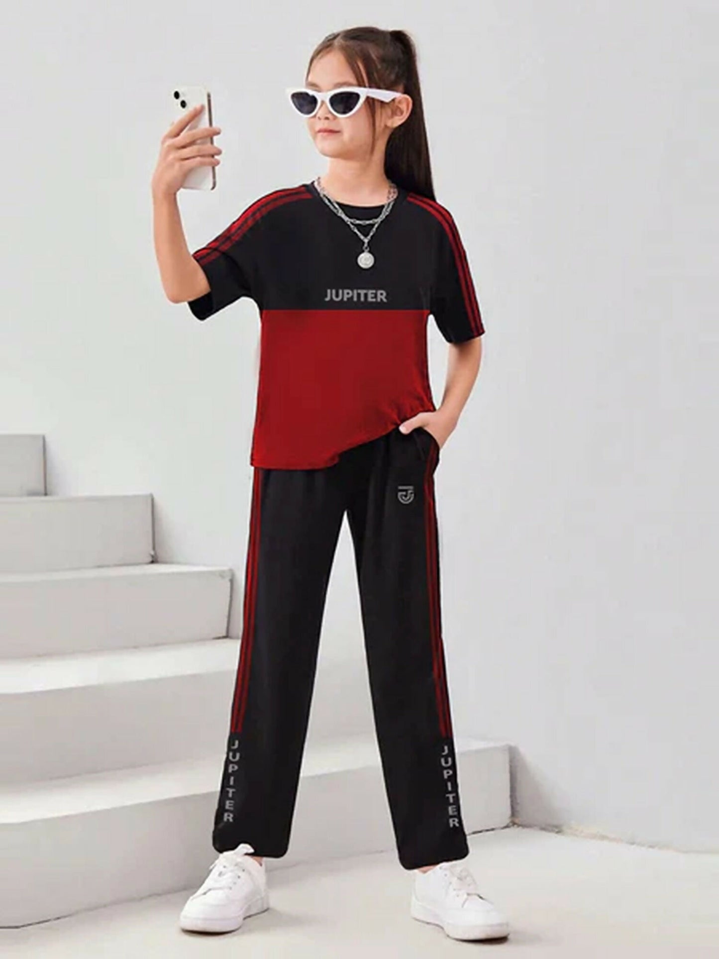 Jupiter Printed Three Stripes Tracksuit-14536
