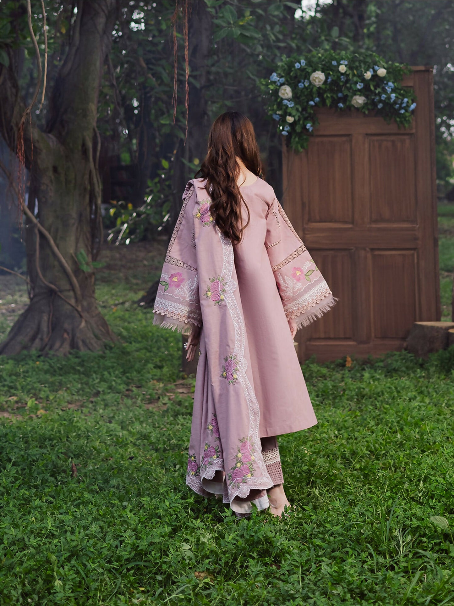 Parishay Winterwood Tales Khaddar Embroidered Unstitched 3-Piece Suit- WW - 01
