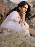 Mahnur Sirene Luxury Lawn Embroidered Unstitched 3-Piece Suit-Azalea