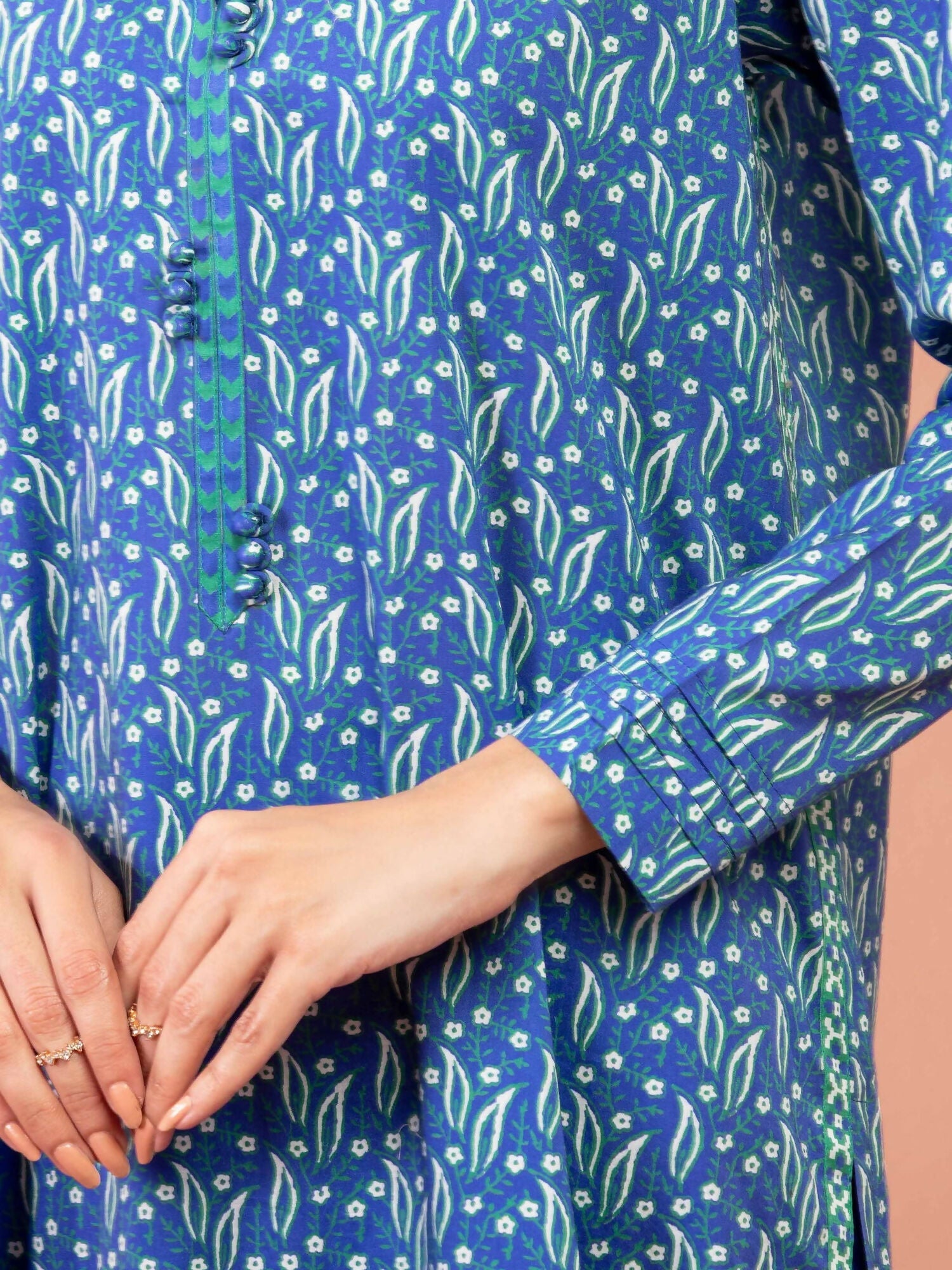 Edenrobe Allure Summer Lawn Printed Unstitched 3-Piece Suit-EWU5A1-35235