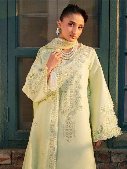 Mahnur Fiona Lawn'26 Embroidered Unstitched 3-Piece Suit-F-14