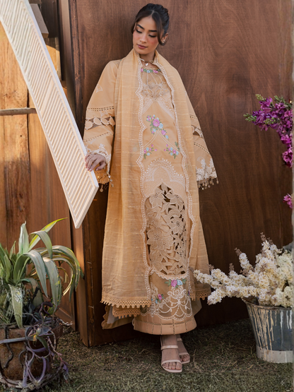 Parishay Summer Queen Vol 2 Lawn Embroidered Unstitched 3-Piece Suit-SQU-08