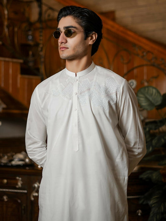 Fabrich Virsa Cotton Embroidered Unstitched Shalwar Kameez-FAB-8812