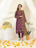 Ruby's Couture Gul-Bahar Khadi Embroidered Stitched 3-Piece Suit-Pariza