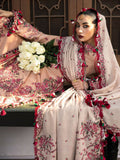 Hussain Rehar Karandi A/W'24 Embroidered Unstitched 3-Piece Suit-Lali
