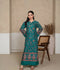Stylish Collection Amaya Pret Silk Grip Printed Stitched 2-Piece Suit-Morni Green