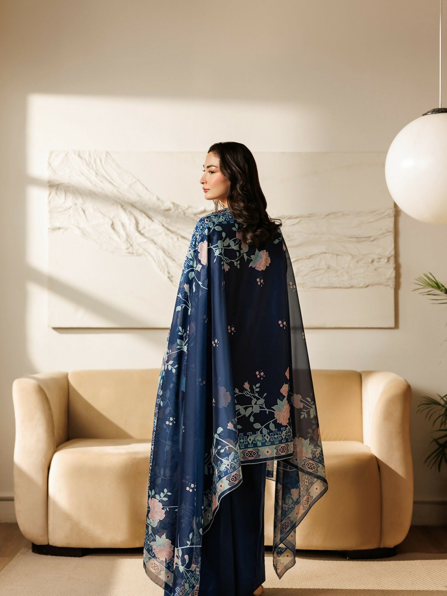 Panache Apparel Mistfall Ramadan Edit Cotton Embroidered Stitched Suit-Linea