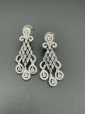 H&A Jewellery One Carat Silver Rhodium Plated Earrings