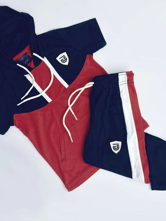 Jupiter Plain Athletic Hooded Tracksuit-13735
