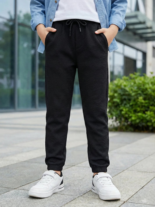 Velvour Imported Popcorn Trouser-VWT45-BT