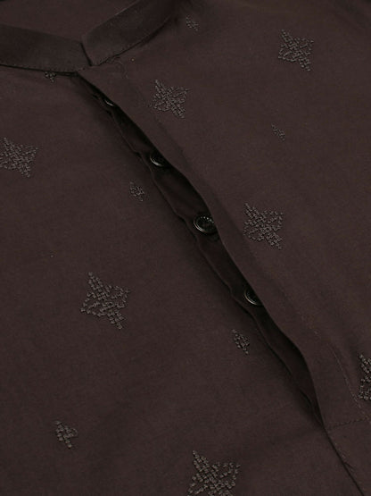 Velvour Boys Cotton Embroidered Stitched Kurta-VB184