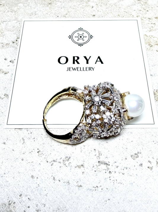 Orya Jewellery Adjustable Crest Ring