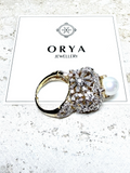 Orya Jewellery Adjustable Crest Ring