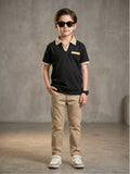 Velvour Boys Polyester Polo Shirt-VP27-B