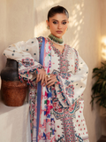 Binilyas Mehroze Luxury Lawn Embroidered Unstitched 3-Piece Suit-92 - A