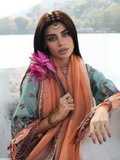Hussain Rehar Lawn'25 Embroidered Unstitched 3-Piece Suit-Malibu
