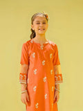 Velvour Girls Cotton Embroidered Stitched 2-Piece Suit-VG145-B