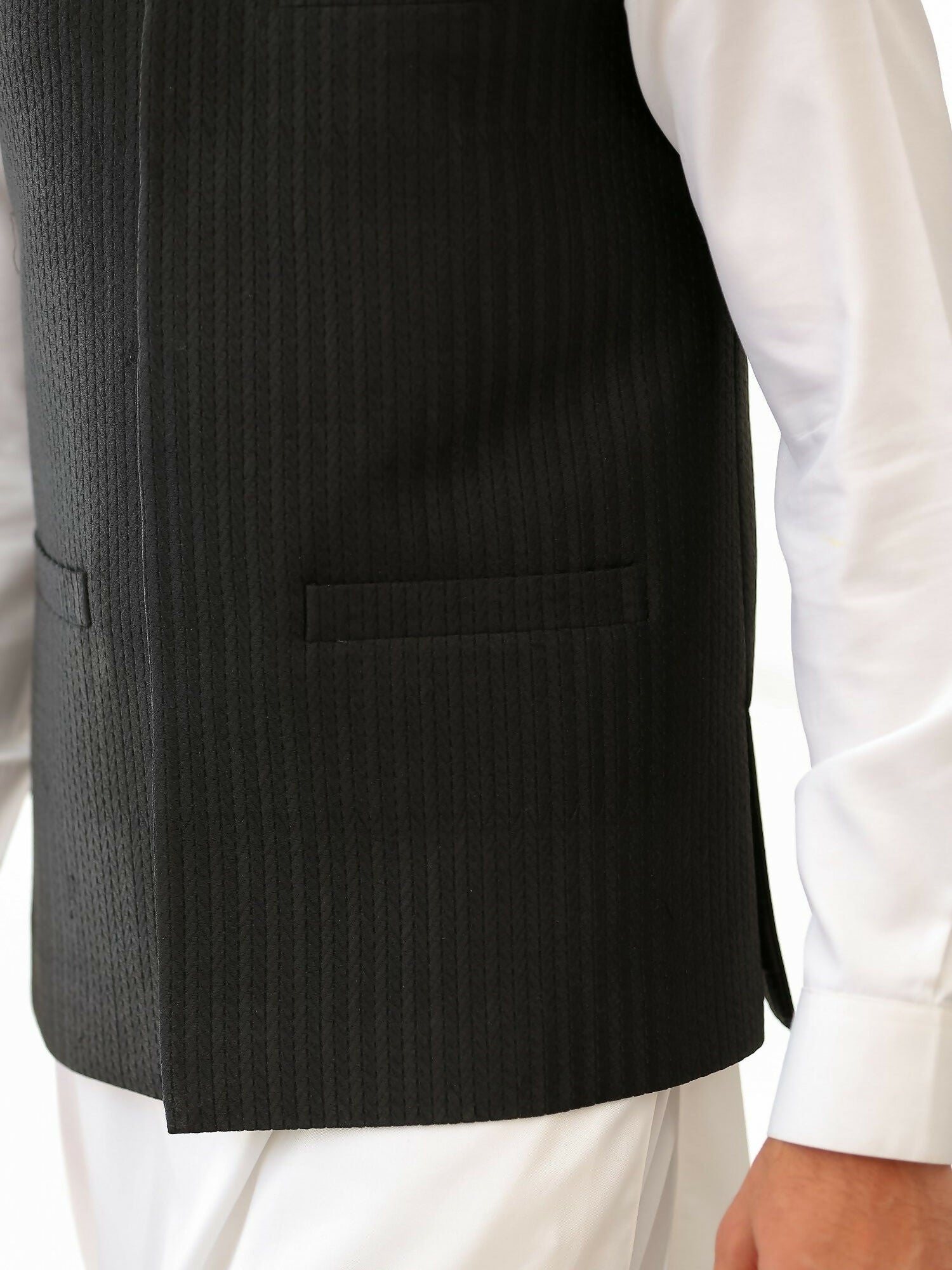 Gem Garments Afsanah Jacquard Waistcoat-Samar