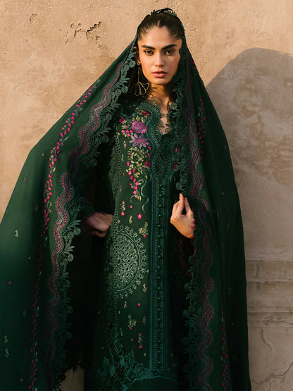 Binilyas Karandi Embroidered Unstitched 3-Piece Suit-152-B